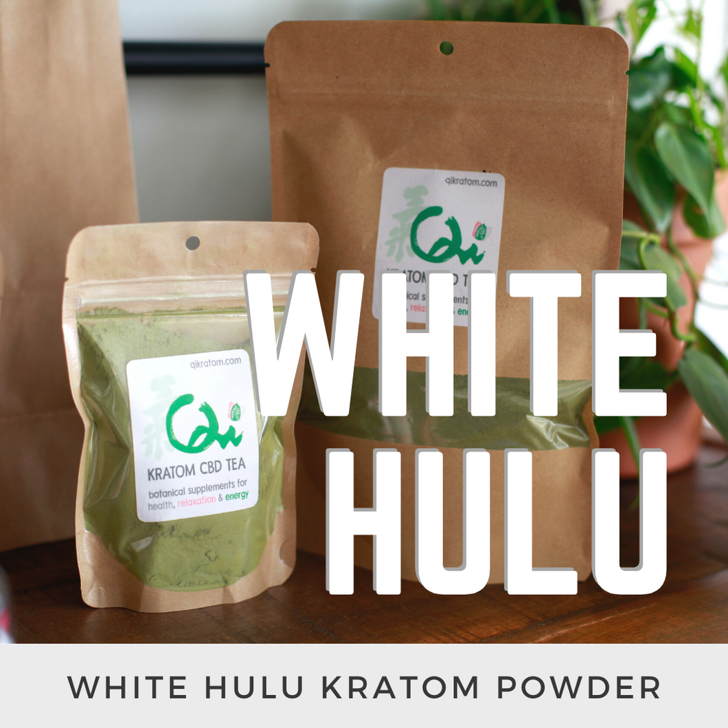 White Hulu Kratom Powder