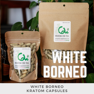 White Borneo Kratom Capsules