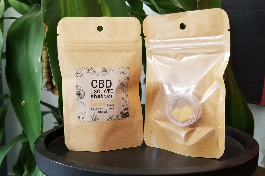 CBD Isolate Shatter (1000mg)